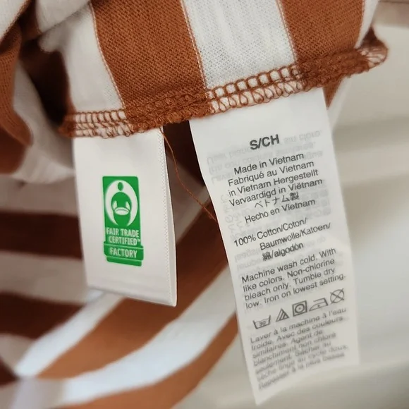 JCrew Striped Skeeveless Top -Small NWT - Picture 3 of 5